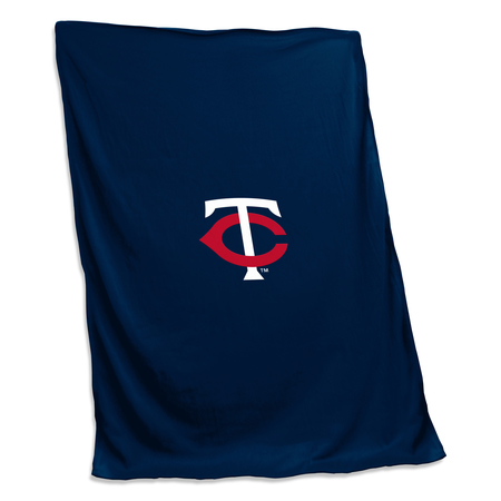 LOGO BRANDS Minnesota Twins Sweatshirt Blanket 517-74